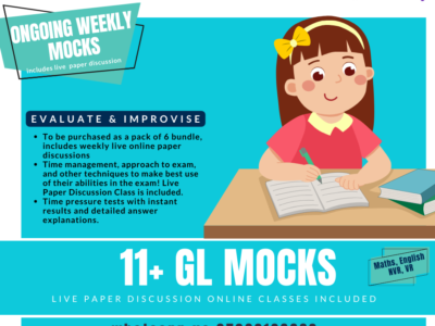 GL Style 11+ school based MOCKS