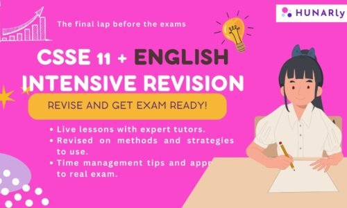 CSSE 11plus English Intensive Revision
