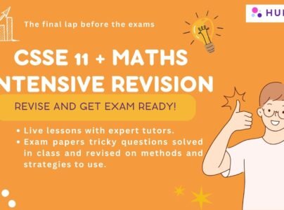 CSSE 11plus Maths Intensive Revision