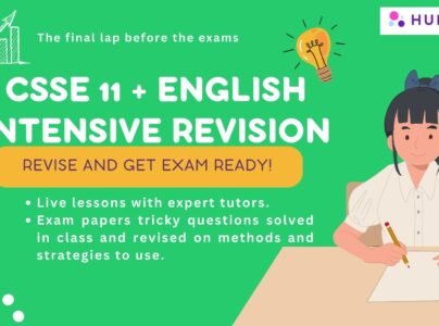 CSSE 11plus English Intensive Revision