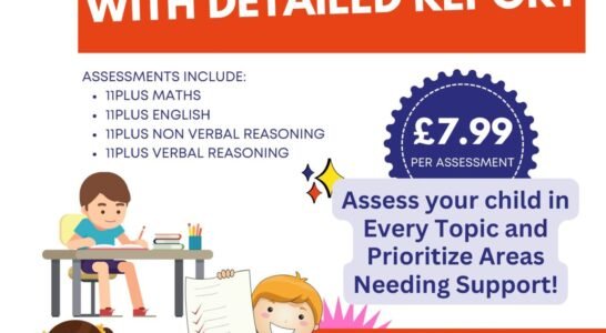 MATHS & ENGLISH – 11plus Online Topic wise Assessments
