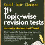 11+ Topic-wise Revision Tests