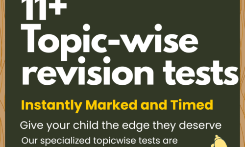 11+ Topic-wise Revision Tests