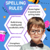 Yellow and Orange Bees Classroom Rules Poster